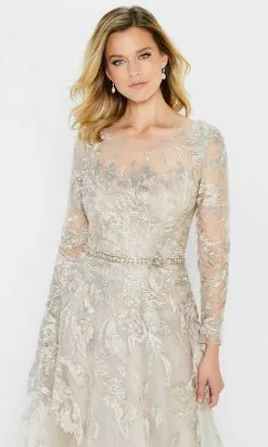 Montage By Mon Cheri 122906 - Illusion Bateau Long Evening Dress -Wedding Dresses shop online montage by mon cheri 122906 illusion bateau long evening dress mother of the bride dresess 29762722824275