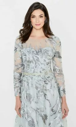 Montage By Mon Cheri 122906 - Illusion Bateau Long Evening Dress -Wedding Dresses shop online montage by mon cheri 122906 illusion bateau long evening dress mother of the bride dresess 29763692789843