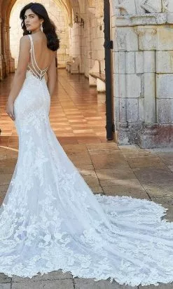 Mori Lee Bridal 1082 - Petal Train Bridal Gown -Wedding Dresses shop online mori lee bridal 1082 petal train bridal gown wedding dresses 30805895872595