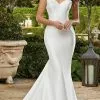 Mori Lee Bridal 12143 - Wide V-Neck Bridal Gown