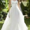 Mori Lee Bridal 12145 - Sleeveless Scoop Neck Wedding Dress -Wedding Dresses shop online mori lee bridal 12145 sleeveless scoop neck wedding dress wedding dresses 00 diamond white 58 30805930606675