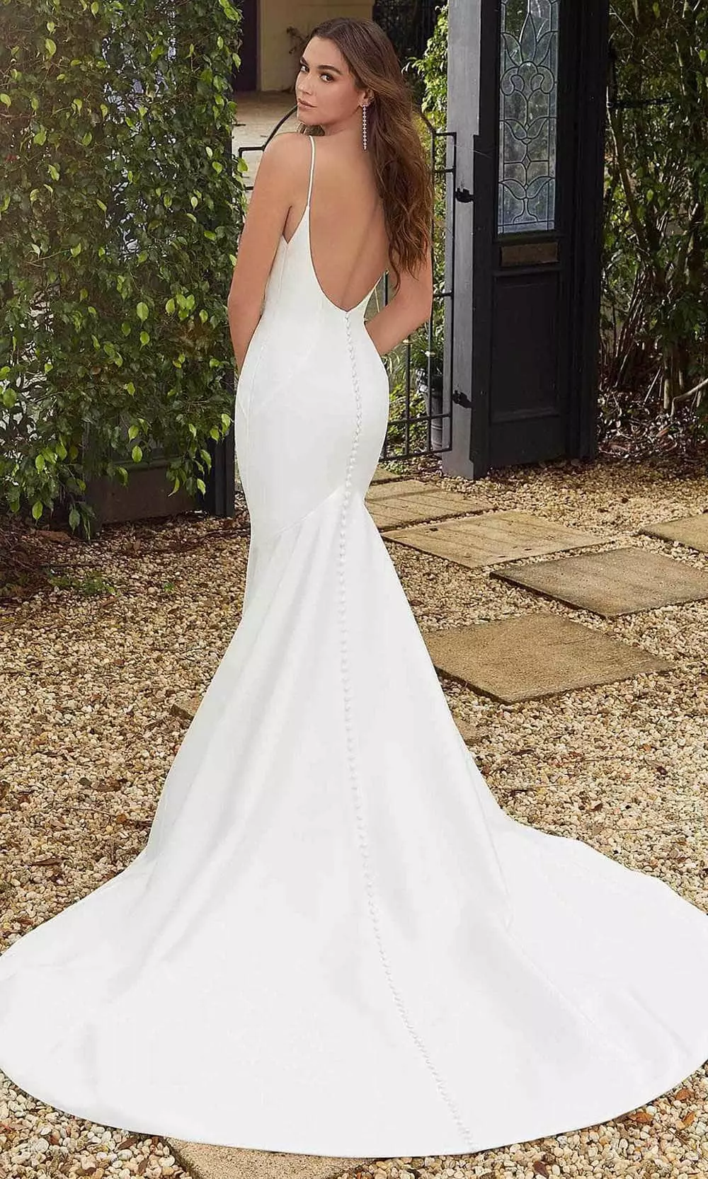 Mori Lee Bridal 12146 - Plunging V-Neck Satin Bridal Gown 4 Mori Lee Bridal 12146 - Plunging V-Neck Satin Bridal Gown - Image 2