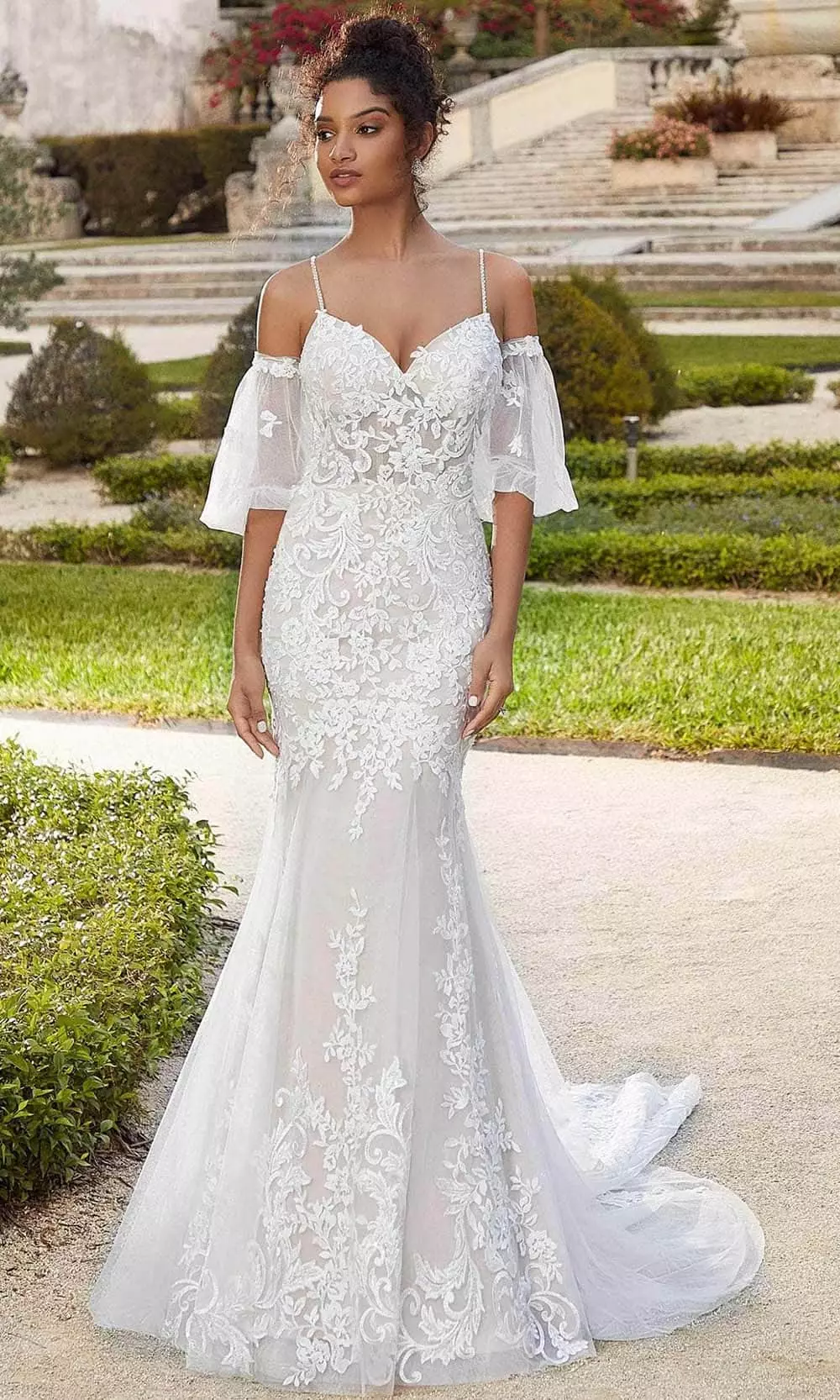 Mori Lee Bridal 2469 - Embroidered Sweetheart Trumpet Bridal Gown 3 Mori Lee Bridal 2469 - Embroidered Sweetheart Trumpet Bridal Gown