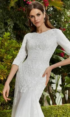 Mori Lee Bridal 30128 - Bateau Neck Mermaid Wedding Dress -Wedding Dresses shop online mori lee bridal 30128 bateau neck mermaid wedding dress wedding dresses 30805505736787