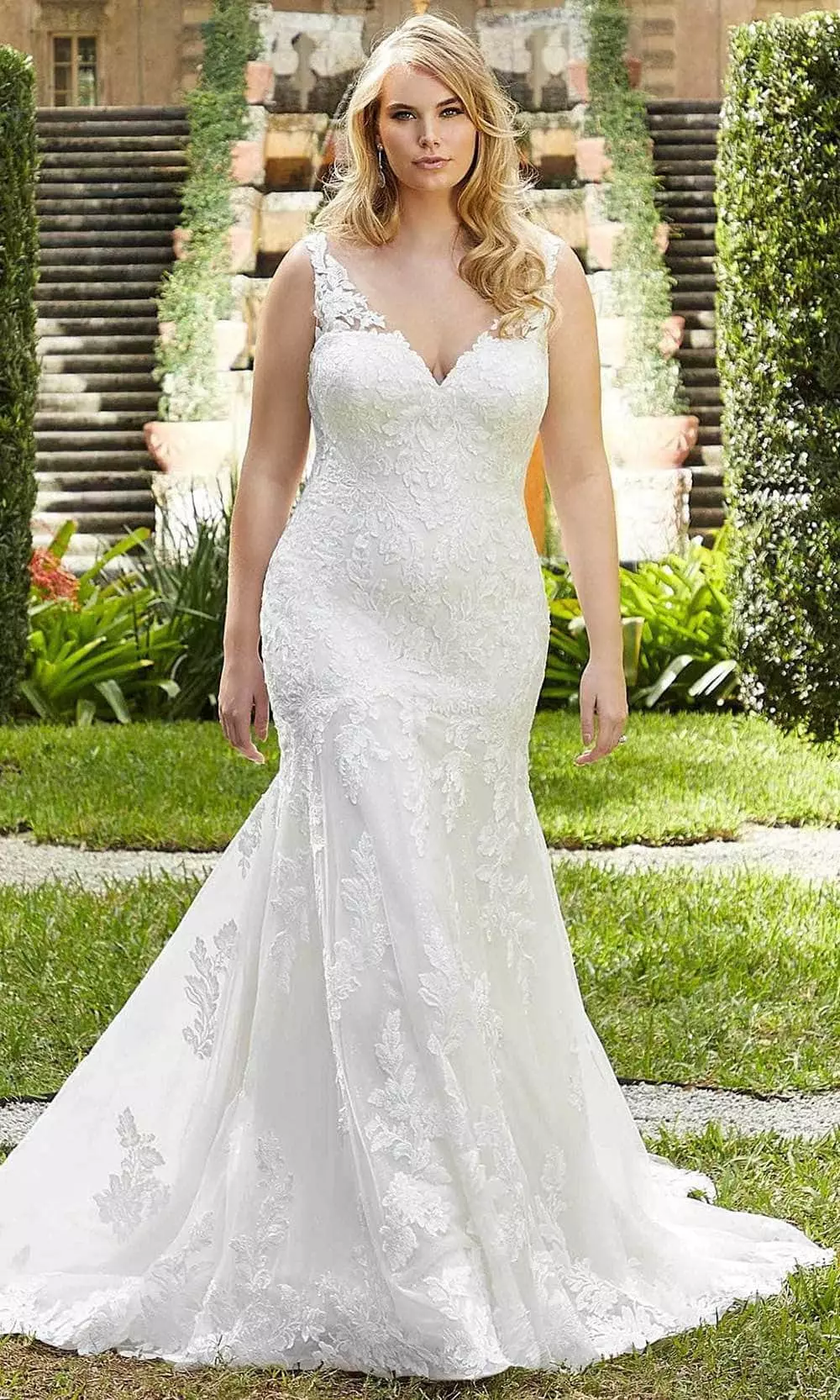 Mori Lee Bridal 3367 - Sleeveless, Sheer Back Wedding Dress 3 Mori Lee Bridal 3367 - Sleeveless, Sheer Back Wedding Dress