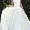 Mori Lee Bridal 5975 - Sleeveless Square Neck Wedding Dress -Wedding Dresses shop online mori lee bridal 5975 sleeveless square neck wedding dress wedding dresses 00 ivory 30805990572115
