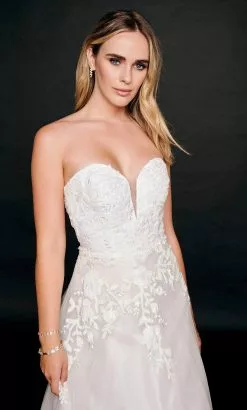 Nina Canacci 2361 - Embroidered Strapless Prom Gown -Wedding Dresses shop online nina canacci 2361 embroidered strapless prom gown special occasion dress 31846755172435