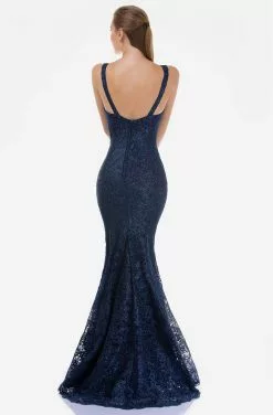 Nina Canacci - 5142 Sweetheart Laced Trumpet Dress -Wedding Dresses shop online nina canacci 5142 sweetheart laced trumpet dress prom dresses 13728781271123