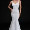 Nina Canacci - 5142 Sweetheart Laced Trumpet Dress