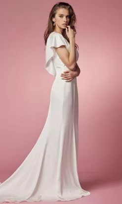 Nox Anabel Bridal JE912 - Flutter Sleeve Bridal Gown 13 Nox Anabel Bridal JE912 - Flutter Sleeve Bridal Gown -Wedding Dresses shop online nox anabel bridal je912 flutter sleeve bridal gown bridal dresses 29799576141907