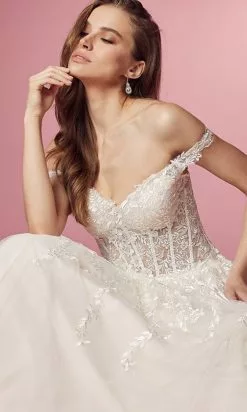 Nox Anabel Bridal JH925 - Off Shoulder Bridal Gown 18 Nox Anabel Bridal JH925 - Off Shoulder Bridal Gown -Wedding Dresses shop online nox anabel bridal jh925 off shoulder bridal gown bridal dresses 29799745683539