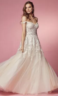 Nox Anabel Bridal JH925 - Off Shoulder Bridal Gown 13 Nox Anabel Bridal JH925 - Off Shoulder Bridal Gown -Wedding Dresses shop online nox anabel bridal jh925 off shoulder bridal gown bridal dresses 29799746043987