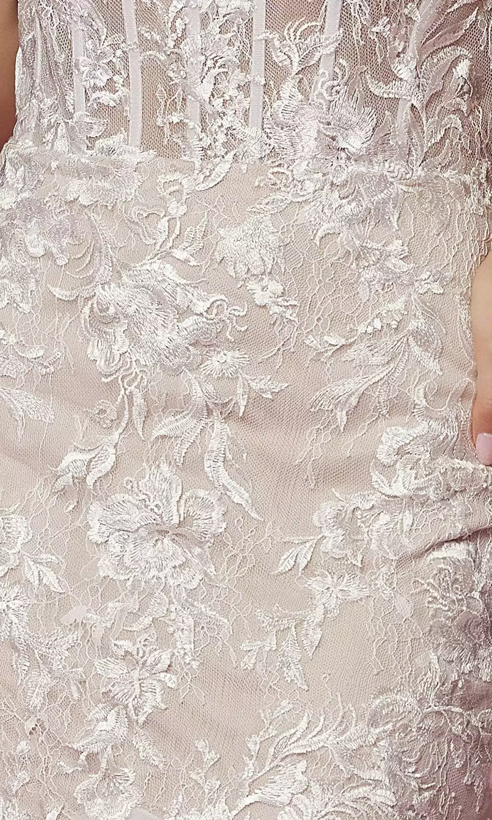 Nox Anabel Bridal JS924 - Corset Lace Bridal Gown 8 Nox Anabel Bridal JS924 - Corset Lace Bridal Gown - Image 6