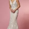 Nox Anabel Bridal JW908 - Embroidered Long Bridal Gown 2 Nox Anabel Bridal JW908 - Embroidered Long Bridal Gown -Wedding Dresses shop online nox anabel bridal jw908 embroidered long bridal gown bridal dresses 2 white nude 29799760068691