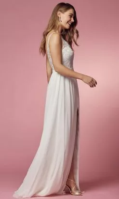 Nox Anabel Bridal Y299W - Embellished Long Bridal Gown -Wedding Dresses shop online nox anabel bridal y299w embellished long bridal gown bridal dresses 29799855915091