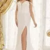 Nox Anabel C1095 - V-neck Embellished Wedding Dress 2 Nox Anabel C1095 - V-neck Embellished Wedding Dress -Wedding Dresses shop online nox anabel c1095 v neck embellished wedding dress wedding dresses 00 white multi 32147861798995