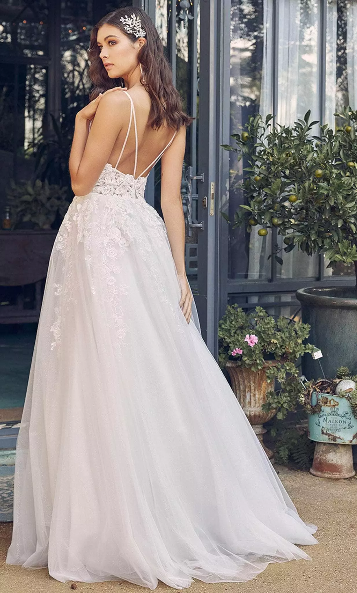 Nox Anabel JE933 - Embroidered Bridal Gown 4 Nox Anabel JE933 - Embroidered Bridal Gown - Image 2