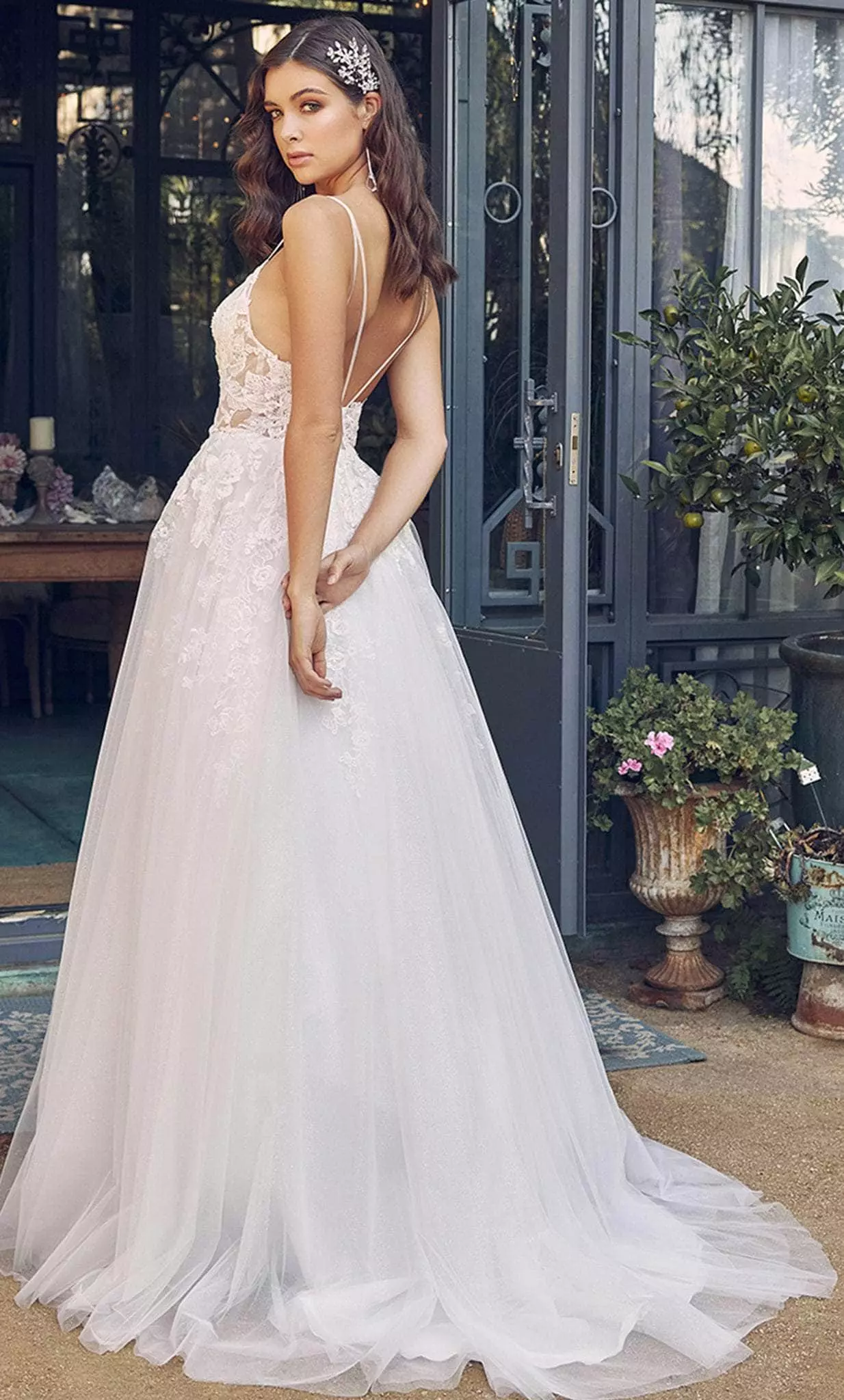 Nox Anabel JE933 - Embroidered Bridal Gown 5 Nox Anabel JE933 - Embroidered Bridal Gown - Image 3