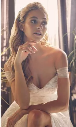 Nox Anabel JE953 - Classic Off Shoulder A-line Gown 12 Nox Anabel JE953 - Classic Off Shoulder A-line Gown -Wedding Dresses shop online nox anabel je953 classic off shoulder a line gown wedding dresses 32148078657619