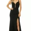 Nox Anabel - M133 Sexy Sleeveless Strappy Back Mermaid Gown -Wedding Dresses shop online nox anabel m133 sexy sleeveless strappy back mermaid gown special occasion dress xs black 7474960138323