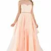 Poly USA - 8134 Illusion Embellished Waist Layered Long Dress 2 Poly USA - 8134 Illusion Embellished Waist Layered Long Dress -Wedding Dresses shop online poly usa 8134 illusion embellished waist layered long dress bridesmaid dresses xs blush 13426506629203