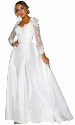 Portia And Scarlett - PS1906S Embroidered Lace Sweetheart Ballgown -Wedding Dresses shop online portia and scarlett ps1906s embroidered lace sweetheart ballgown wedding dresses 14616428478547