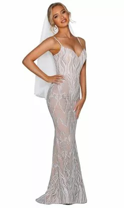 Portia And Scarlett - PSB6809 Glittered Sweetheart Trumpet Dress 7 Portia And Scarlett - PSB6809 Glittered Sweetheart Trumpet Dress -Wedding Dresses shop online portia and scarlett psb6809 glittered sweetheart trumpet dress wedding dresses 0 ivory nude 14626354430035