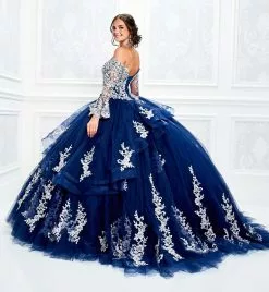Princesa By Ariana Vara - PR11927 Beaded Appliqued High Halter Gown 11 Princesa By Ariana Vara - PR11927 Beaded Appliqued High Halter Gown -Wedding Dresses shop online princesa by ariana vara pr11927 beaded appliqued high halter gown quinceanera dresses 00 navy blue silver 28132707893331
