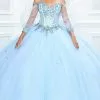 Princesa By Ariana Vara - PR11937 Beaded Off Shoulder Ballgown -Wedding Dresses shop online princesa by ariana vara pr11937 beaded off shoulder ballgown quinceanera dresses 00 light blue 14618035290195