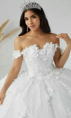 Quinceanera Collection 26024 - Floral Appliqued Quinceanera -Wedding Dresses shop online quinceanera collection 26024 floral appliqued quinceanera special occasion dress 30824040923219