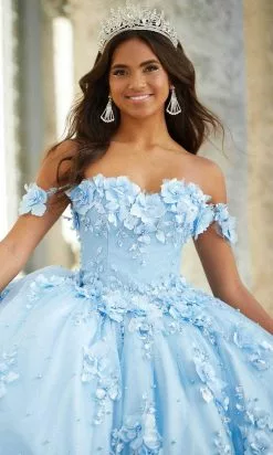Quinceanera Collection 26024 - Floral Appliqued Quinceanera -Wedding Dresses shop online quinceanera collection 26024 floral appliqued quinceanera special occasion dress 30824040955987