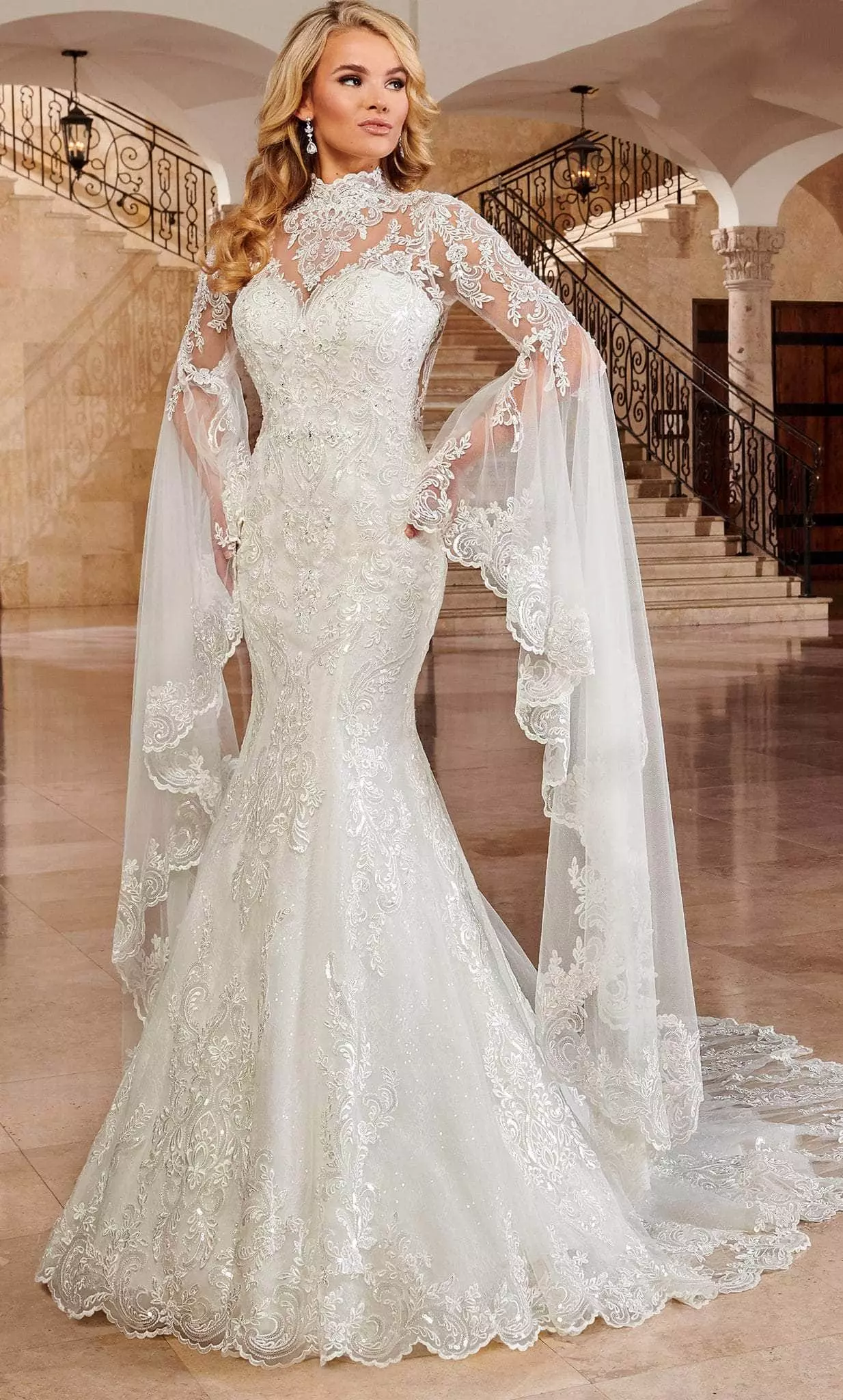 Rachel Allan Bridal RB5003 - Highly Embroidered Bridal Gown 3 Rachel Allan Bridal RB5003 - Highly Embroidered Bridal Gown