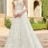 Rachel Allan - M793 Floral Embroidered A-line Bridal Gown