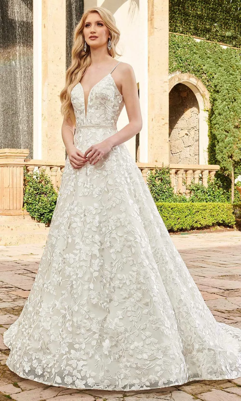 Rachel Allan - M793 Floral Embroidered A-line Bridal Gown 3 Rachel Allan - M793 Floral Embroidered A-line Bridal Gown