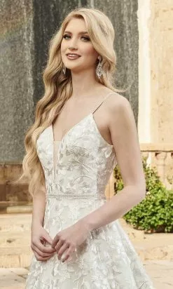 Rachel Allan - M793 Floral Embroidered A-line Bridal Gown 8 Rachel Allan - M793 Floral Embroidered A-line Bridal Gown -Wedding Dresses shop online rachel allan m793 floral embroidered a line bridal gown bridal dresses 28500208910419