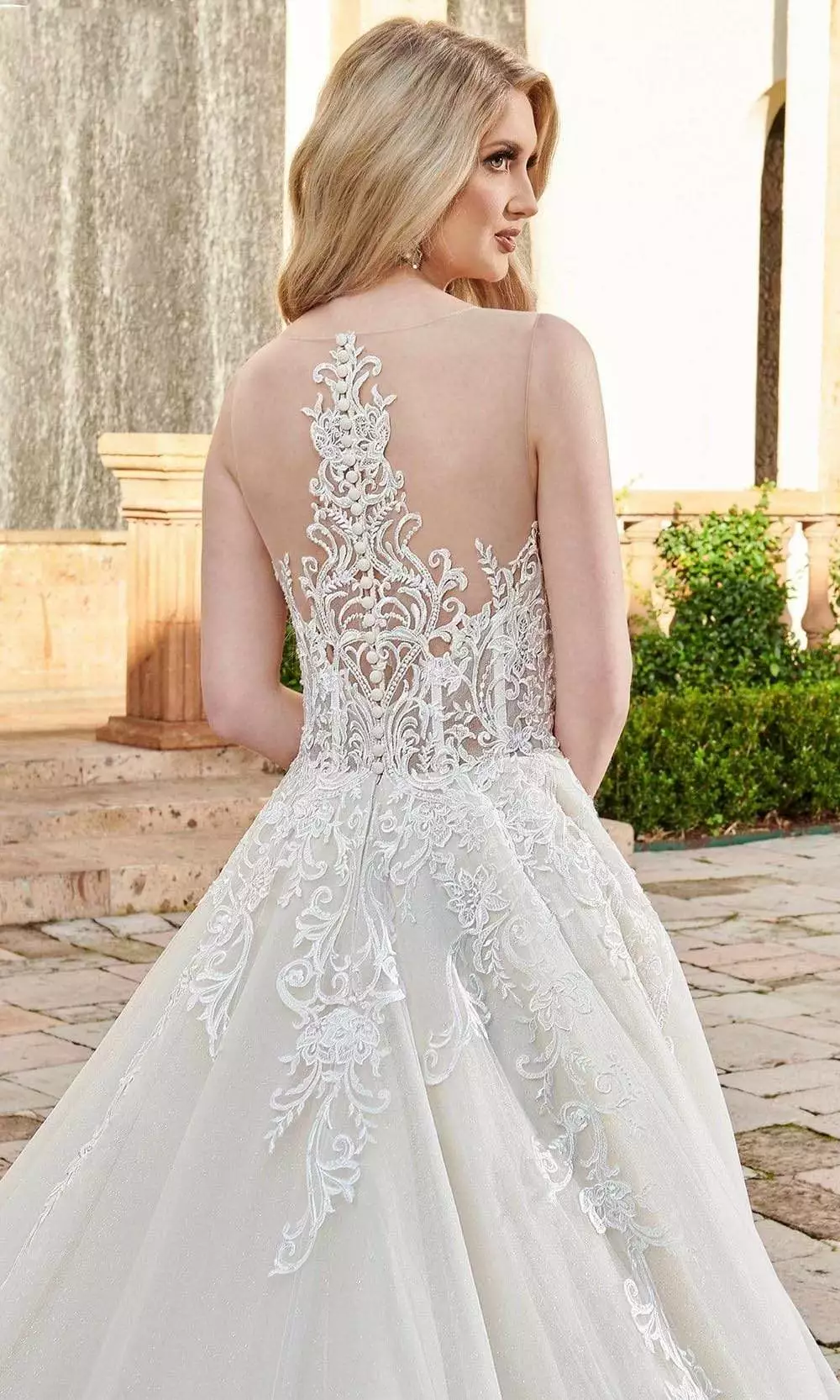 Rachel Allan - M794 Glittered Tulle A Line Wedding Gown 6 Rachel Allan - M794 Glittered Tulle A Line Wedding Gown - Image 4