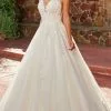 Rachel Allan Bridal Rachel Allan M817 - Applique A-Line Bridal Gown 1 Rachel Allan Bridal Rachel Allan M817 - Applique A-Line Bridal Gown -Wedding Dresses shop online rachel allan m817 applique a line bridal gown special occasion dress 30763612831827