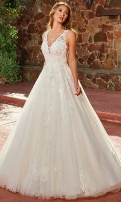 Rachel Allan Bridal Rachel Allan M817 - Applique A-Line Bridal Gown