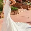 Rachel Allan Bridal Rachel Allan M826 - Deep V-Neck Lace Bridal Gown -Wedding Dresses shop online rachel allan m826 deep v neck lace bridal gown special occasion dress 0 ivory 30763677745235