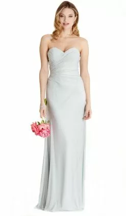 Aspeed Design - Ruched Sweetheart Evening Sheath Dress 13 Aspeed Design - Ruched Sweetheart Evening Sheath Dress -Wedding Dresses shop online ruched sweetheart evening sheath dress dress xxs ice blue 5654713630777