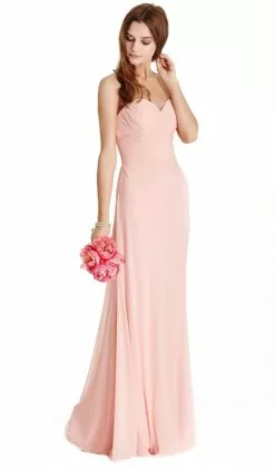 Aspeed Design - Ruched Sweetheart Evening Sheath Dress 14 Aspeed Design - Ruched Sweetheart Evening Sheath Dress -Wedding Dresses shop online ruched sweetheart evening sheath dress dress xxs pink 29063494500435