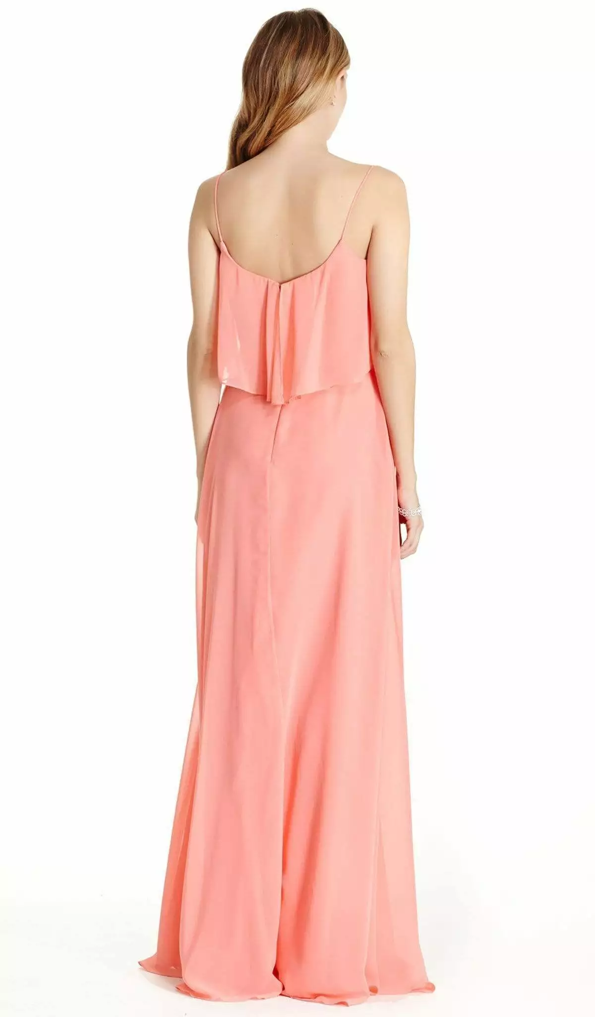 Aspeed Design - Scoop Neck Long A-line Evening Dress 4 Aspeed Design - Scoop Neck Long A-line Evening Dress - Image 2