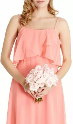 Aspeed Design - Scoop Neck Long A-line Evening Dress 9 Aspeed Design - Scoop Neck Long A-line Evening Dress -Wedding Dresses shop online scoop neck long a line evening dress dress 5654886547513