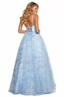 Sherri Hill - 53177 Embellished Deep V-neck Mikado Ballgown -Wedding Dresses shop online sherri hill 53177 embellished deep v neck mikado ballgown ball gowns 11822891696211