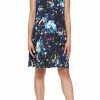 SLNY 9160200 - Floral Jewel Sheath Short Dress