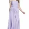 Aspeed Design - Strapless Ruched A-Line Evening Dress -Wedding Dresses shop online strapless ruched a line evening dress dress xxs lilac 28978345312339