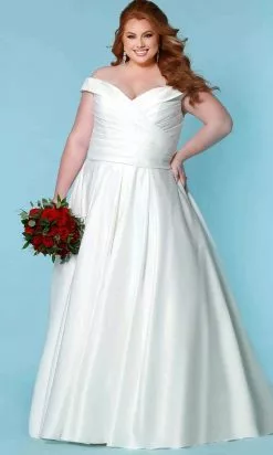 Sydney's Closet Bridal - SC5257 Off Shoulder Satin Bridal Gown 9 Sydney's Closet Bridal - SC5257 Off Shoulder Satin Bridal Gown -Wedding Dresses shop online sydney s closet bridal sc5257 off shoulder satin bridal gown wedding dresses 14 ivory 31283276152915