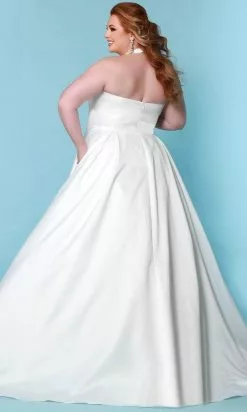 Sydney's Closet Bridal - SC5279 Halter Satin Bridal Gown 9 Sydney's Closet Bridal - SC5279 Halter Satin Bridal Gown -Wedding Dresses shop online sydney s closet bridal sc5279 halter satin bridal gown bridal dresses 31283472793683