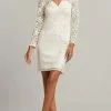 Tadashi Shoji - Prisca Long-Sleeve Lace Dress 2 Tadashi Shoji - Prisca Long-Sleeve Lace Dress -Wedding Dresses shop online tadashi shoji prisca long sleeve lace dress special occasion dress 00 ivory 29453818200147