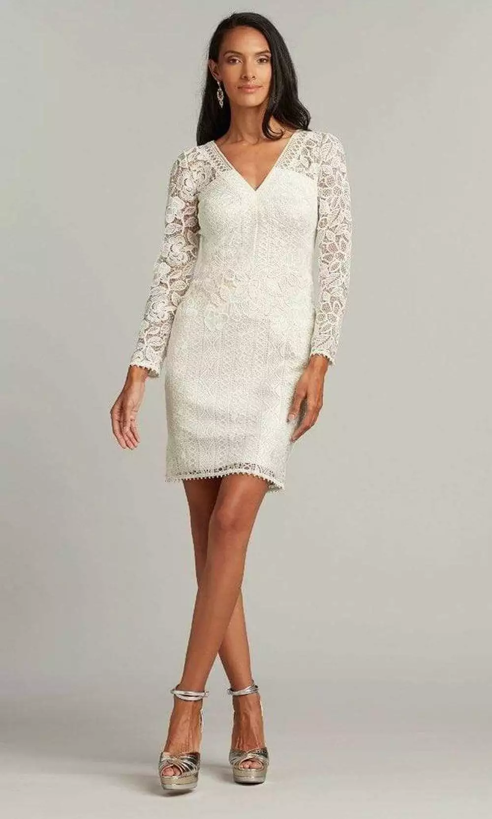 Tadashi Shoji - Prisca Long-Sleeve Lace Dress 3 Tadashi Shoji - Prisca Long-Sleeve Lace Dress